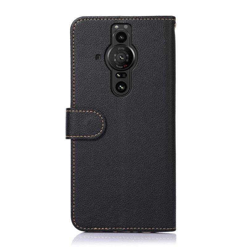 Flip Cover Sony Xperia Pro-I Liche Style Rfid Khazneh