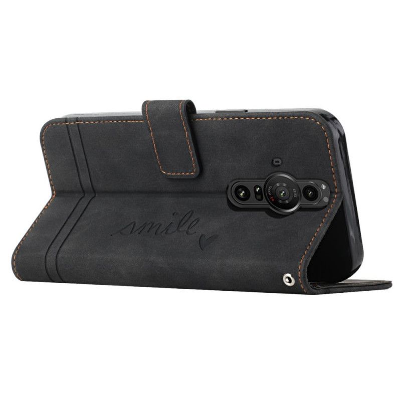Flip Cover Sony Xperia Pro-I Smil Med Snor