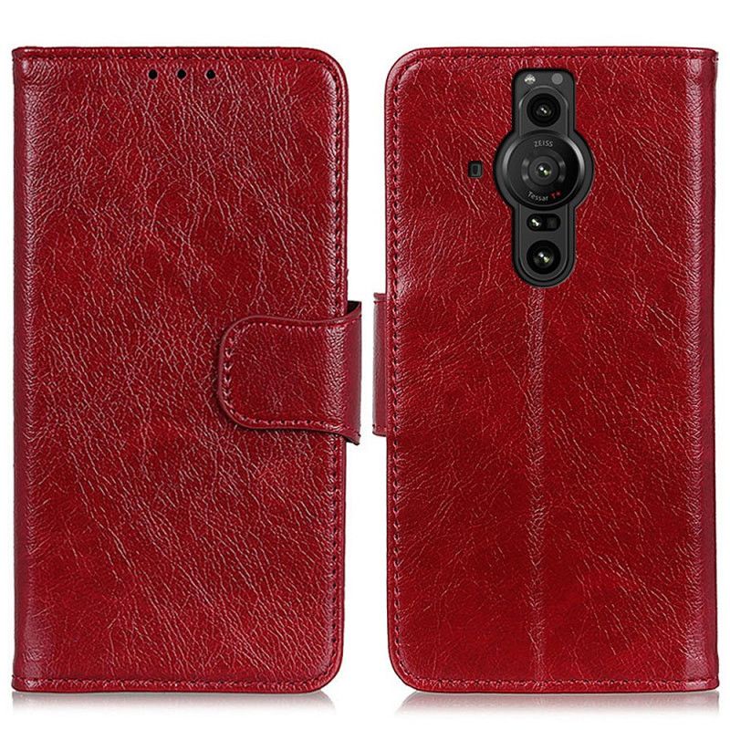 Flip Cover Sony Xperia Pro-I Split Nappa Læder