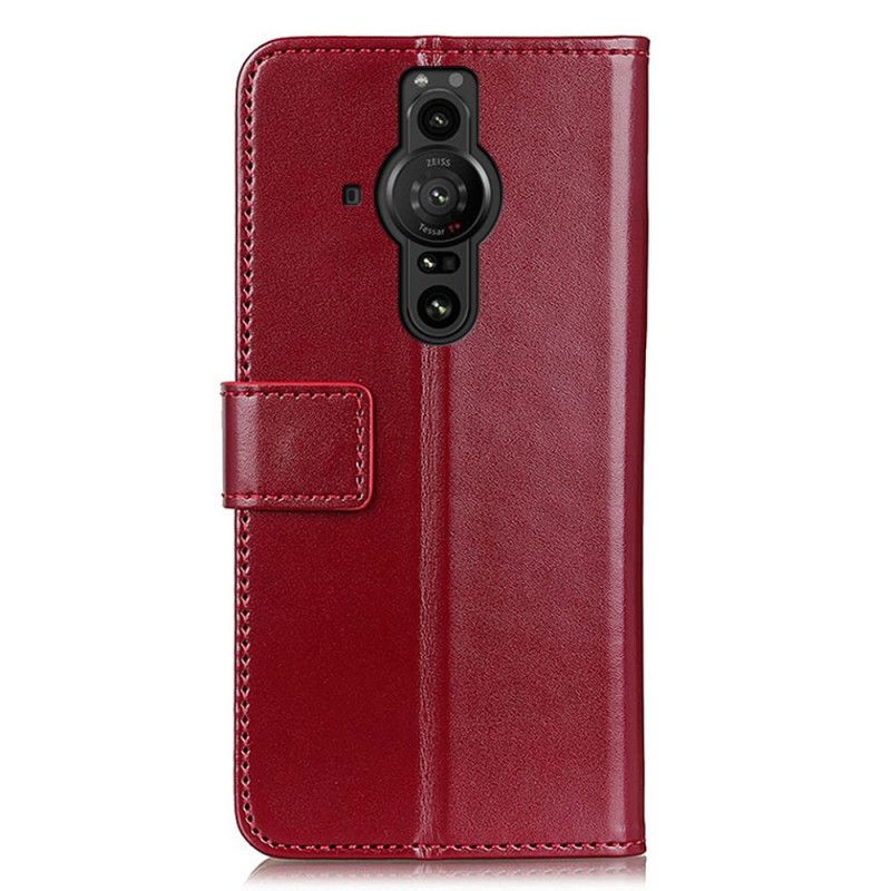 Flip Cover Sony Xperia Pro-I Trefarvet Lædereffekt