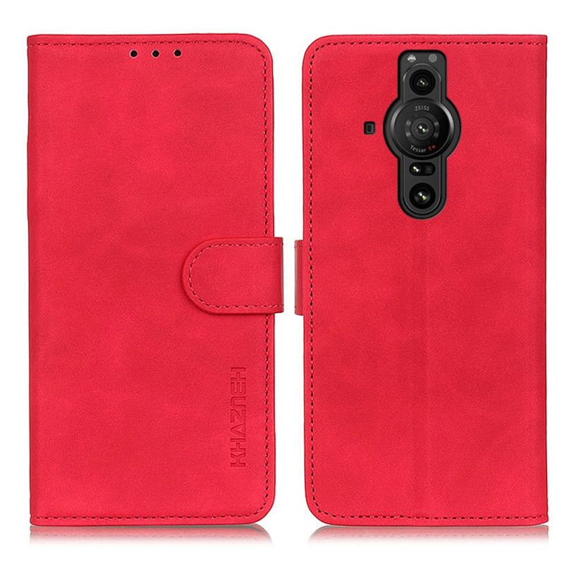 Flip Cover Sony Xperia Pro-I Vintage Lædereffekt Khazneh