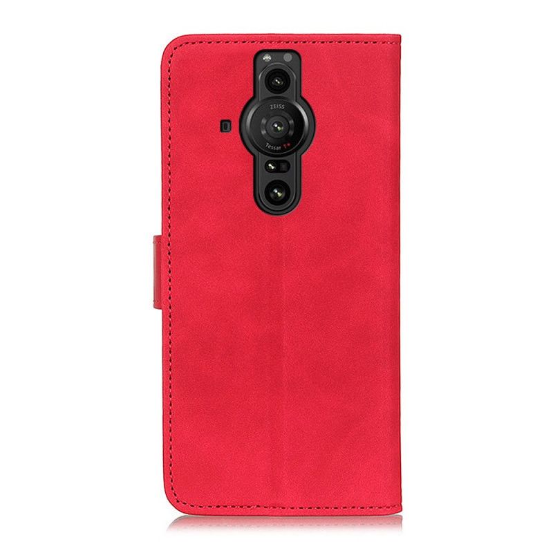 Flip Cover Sony Xperia Pro-I Vintage Lædereffekt Khazneh