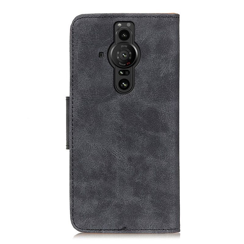Flip Cover Sony Xperia Pro-I Vintage Split Læder