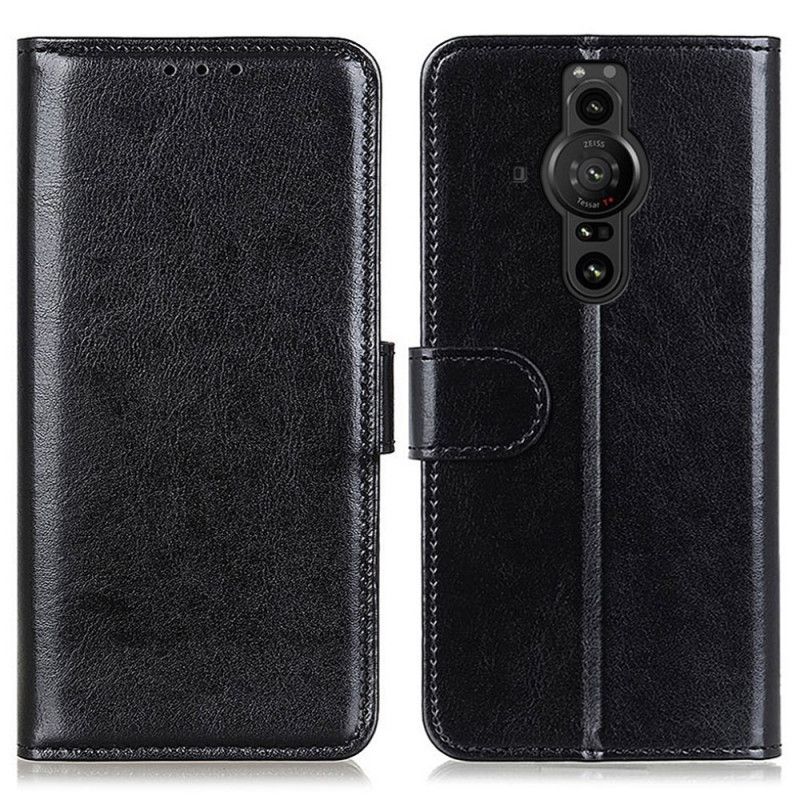 Læder Cover Sony Xperia Pro-I Iskold Finhed