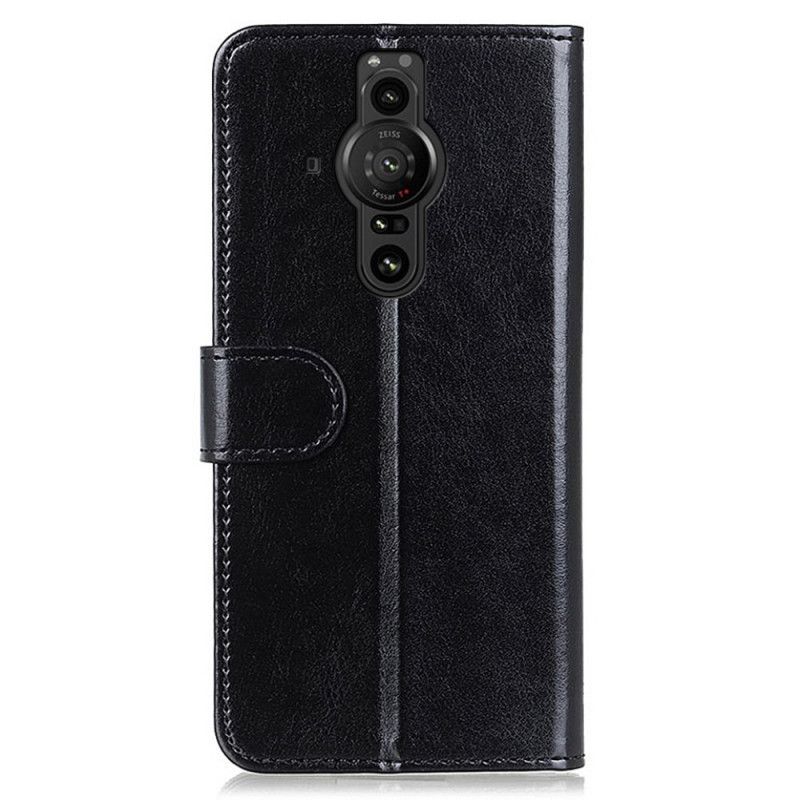 Læder Cover Sony Xperia Pro-I Iskold Finhed