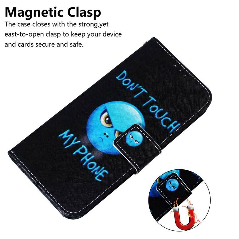 Flip Cover Xiaomi Redmi 9 Emoji-telefon