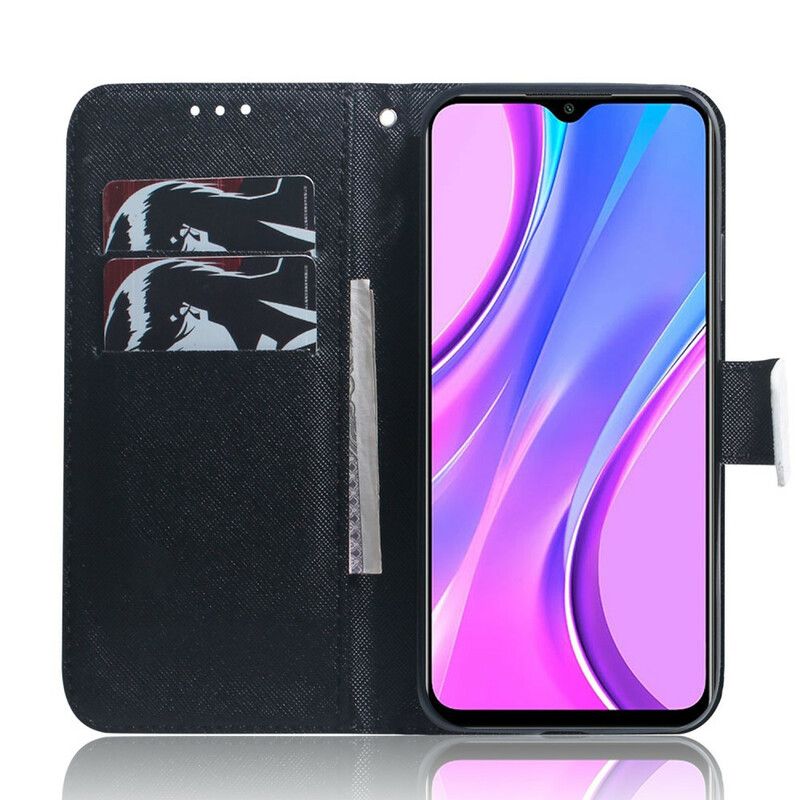 Flip Cover Xiaomi Redmi 9 Emoji-telefon