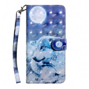 Flip Cover Xiaomi Redmi 9 Måneskinsulv