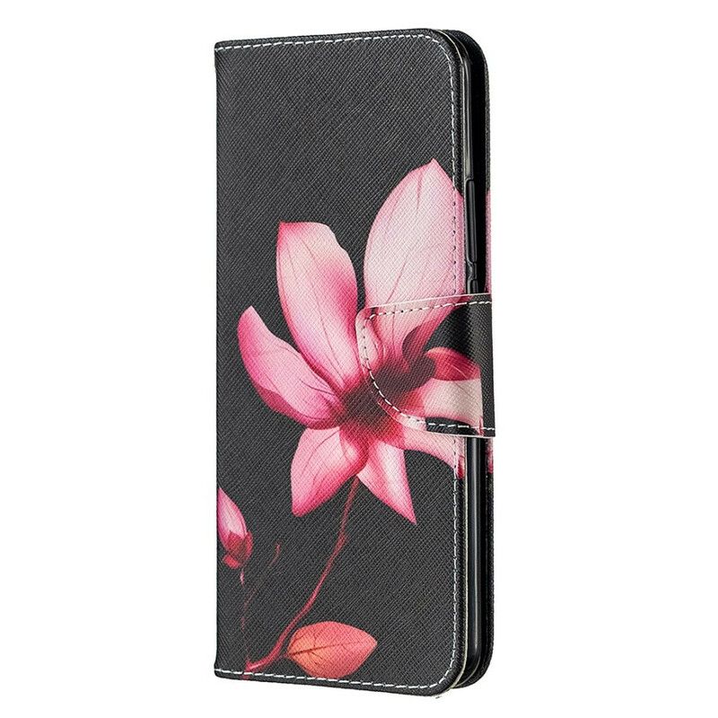 Flip Cover Xiaomi Redmi 9 Pink Blomst