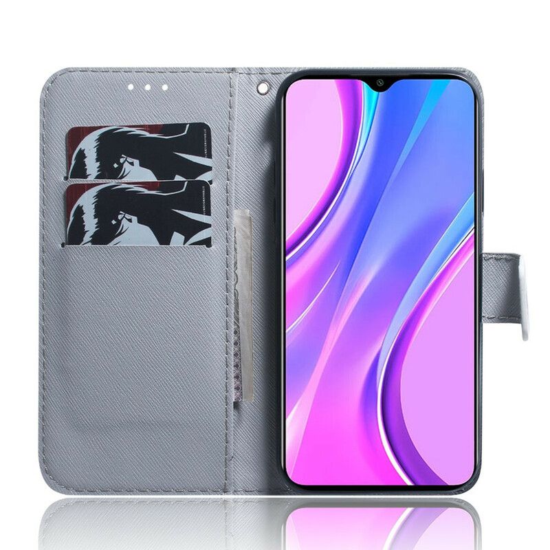 Læder Cover Xiaomi Redmi 9 Mopshund