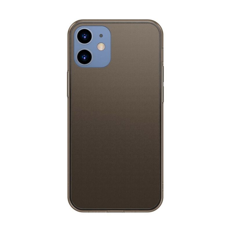 Cover iPhone 12 Mini Silicone Med Baseus Hærdet Glas