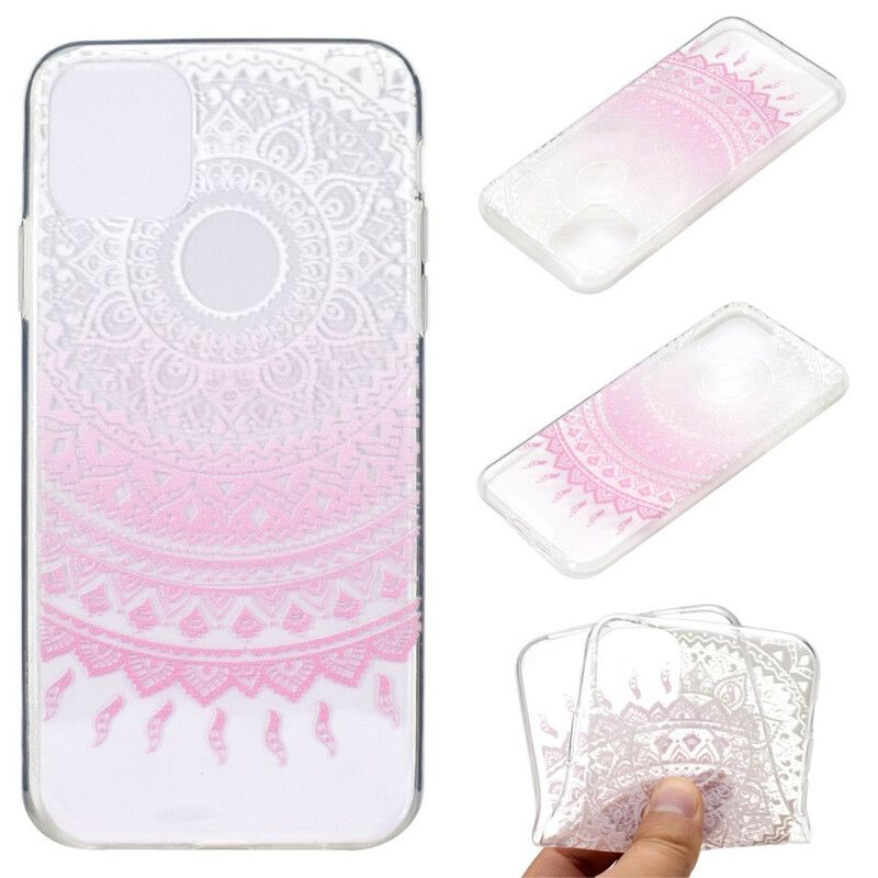 Cover iPhone 12 Mini Transparent Farvet Mandala