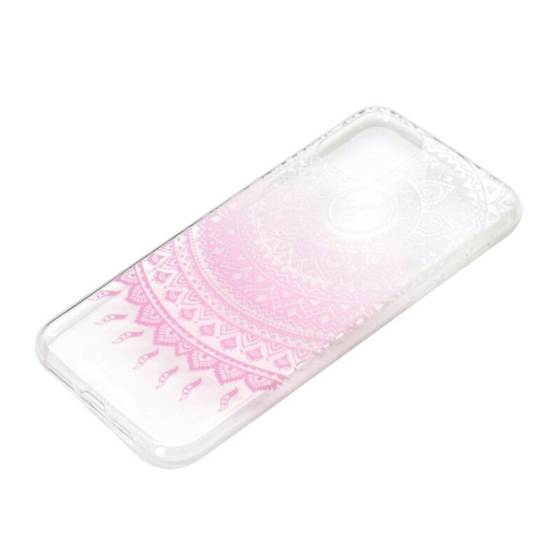 Cover iPhone 12 Mini Transparent Farvet Mandala