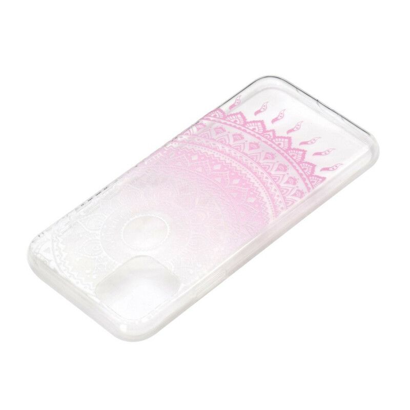 Cover iPhone 12 Mini Transparent Farvet Mandala