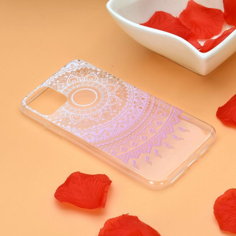 Cover iPhone 12 Mini Transparent Farvet Mandala