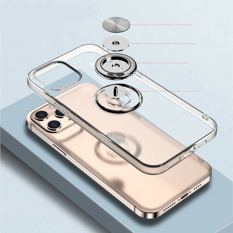 Cover iPhone 12 Mini Transparent Med Ring-support