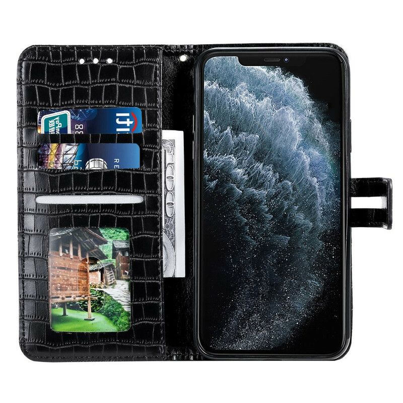 Læder Cover iPhone 12 Mini Jeg Elsker Krokodille
