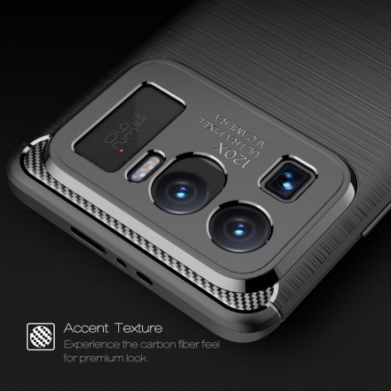 Cover Xiaomi Mi 11 Ultra Børstet Kulfiber