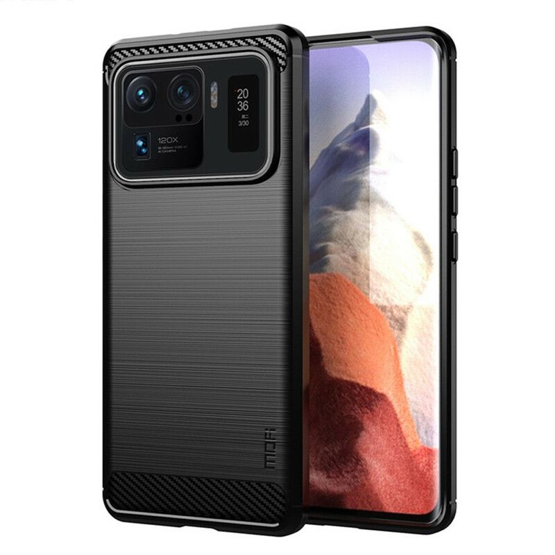 Cover Xiaomi Mi 11 Ultra Mofi Børstet Kulfiber