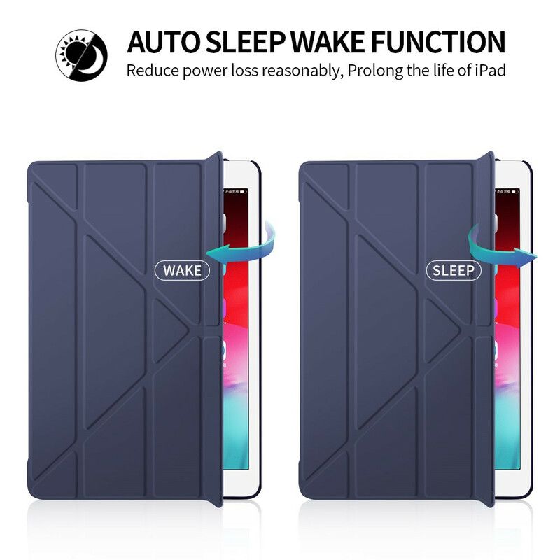 Cover iPad 10.2" (2020) (2019) / Air 10.5" / Pro 10.5" Origami Imiteret Læder