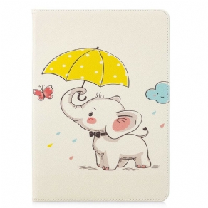 Etui iPad 10.2" (2020) (2019) / Air 10.5" / Pro 10.5" Elefant I Regnen