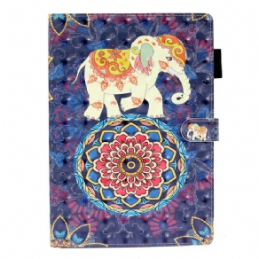 Flip Cover iPad 10.2" (2020) (2019) / Air 10.5" / Pro 10.5" Indiske Elefanter