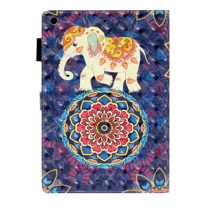 Flip Cover iPad 10.2" (2020) (2019) / Air 10.5" / Pro 10.5" Indiske Elefanter