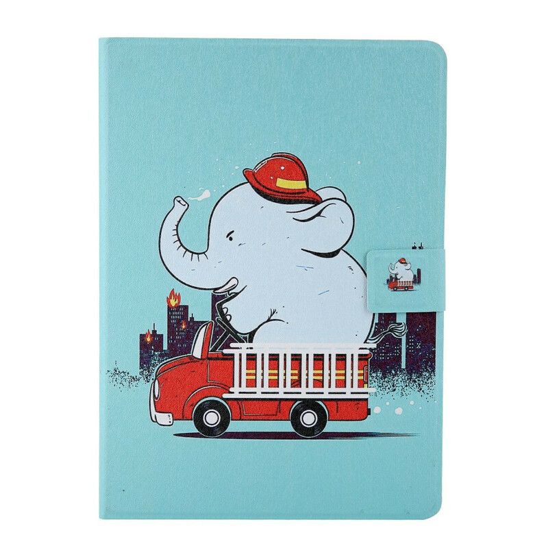 Læder Cover iPad 10.2" (2020) (2019) / Air 10.5" / Pro 10.5" Elefant