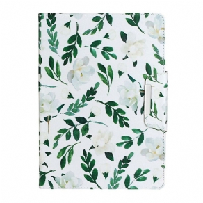 Læder Cover iPad 10.2" (2020) (2019) / Air 10.5" / Pro 10.5" Ultimative Blomster