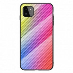 Cover Samsung Galaxy A22 5G Kulfiber Hærdet Glas