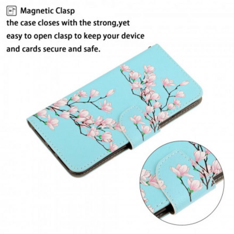 Flip Cover Samsung Galaxy A22 5G Med Snor Stroptræ