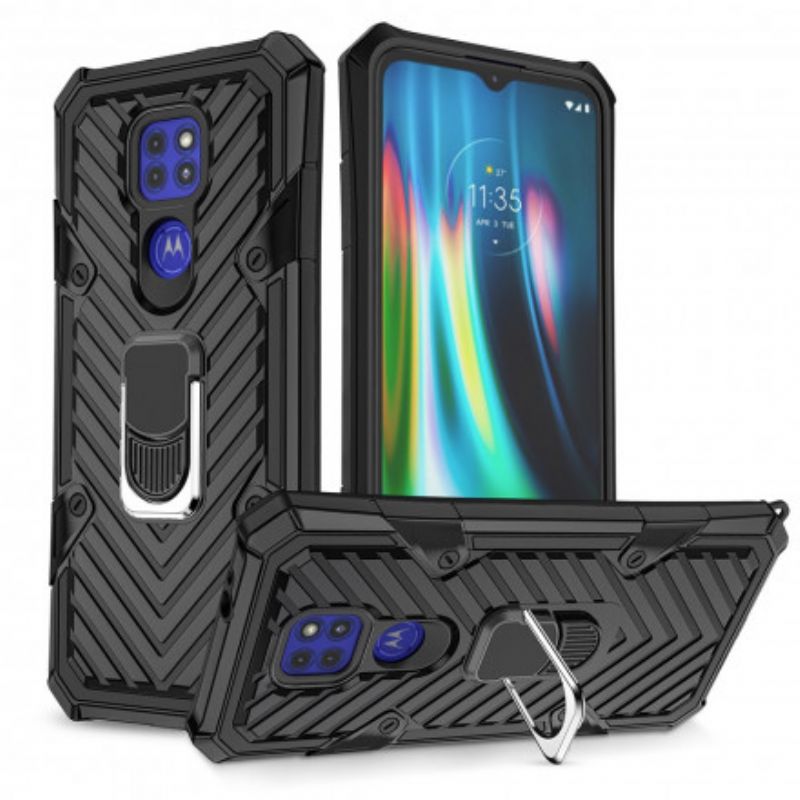 Cover Moto G9 Play Aftagelig Ringstøtte