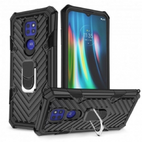 Cover Moto G9 Play Aftagelig Ringstøtte