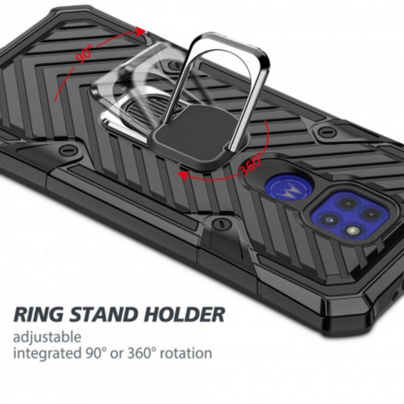 Cover Moto G9 Play Aftagelig Ringstøtte