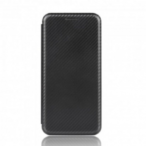 Cover Moto G9 Play Flip Cover Silicone Carbon