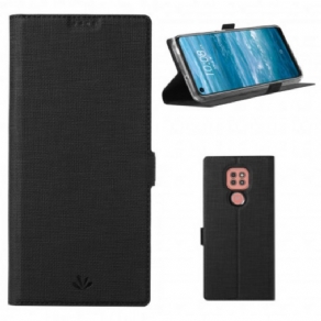 Cover Moto G9 Play Flip Cover Tekstureret Vili Dmk
