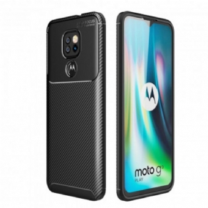 Cover Moto G9 Play Kulfiberteksturslange