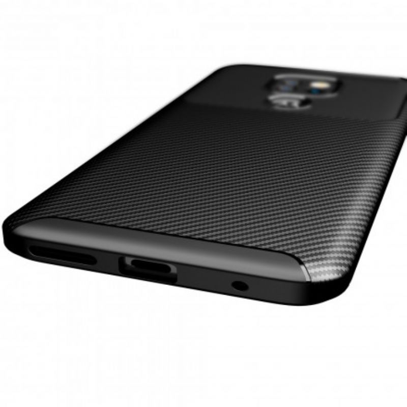 Cover Moto G9 Play Kulfiberteksturslange