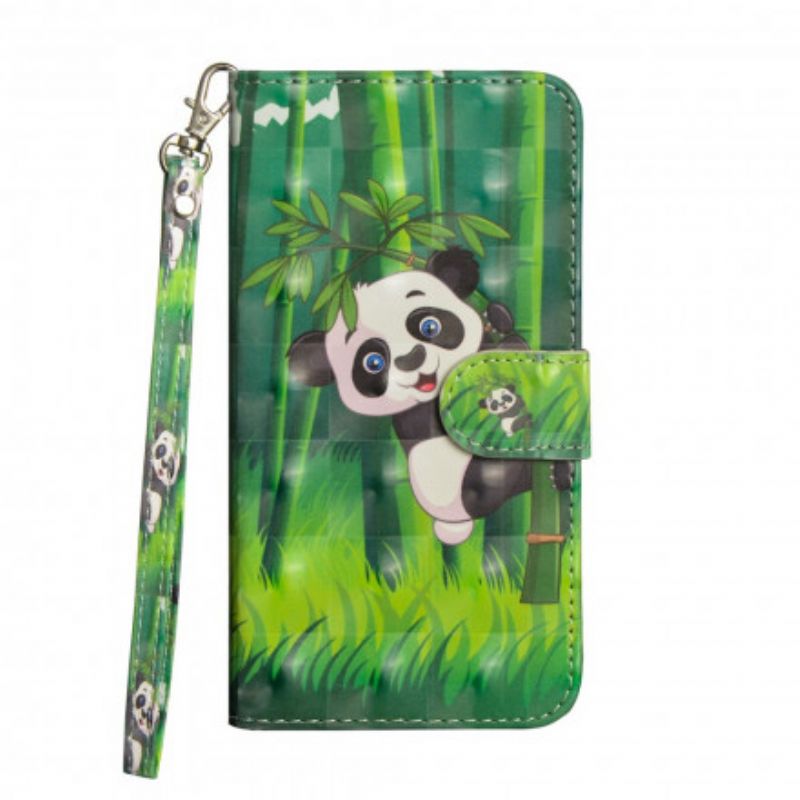 Flip Cover Moto G9 Play Panda Og Bambus
