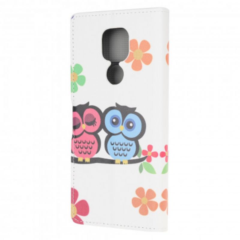 Læder Cover Moto G9 Play Uglepar