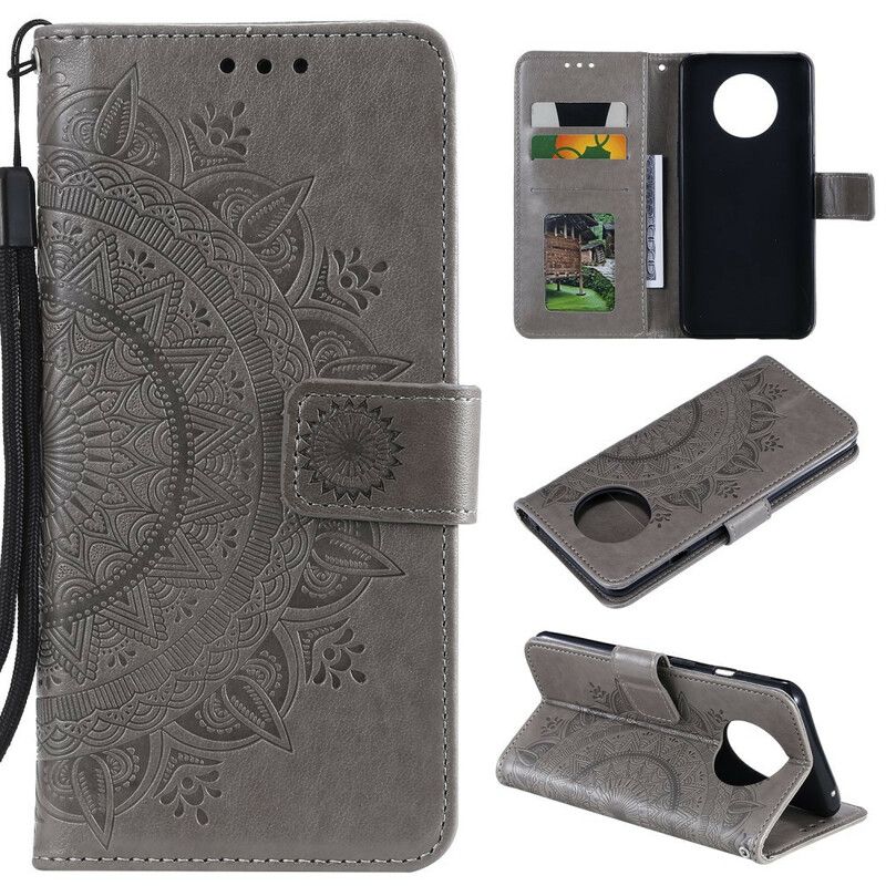 Læder Cover OnePlus 7T Søn Mandala