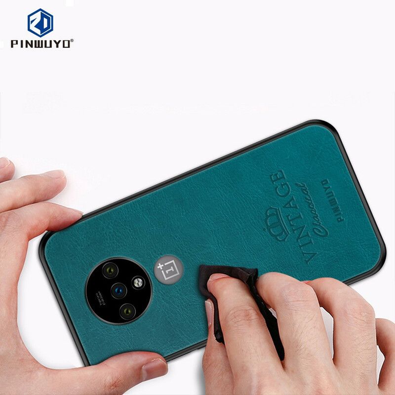 Mobilcover OnePlus 7T Æderlig Vintage Pinwuyo
