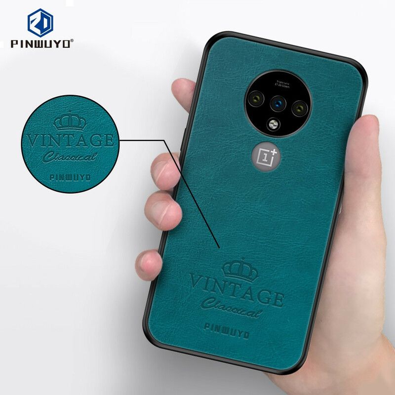 Mobilcover OnePlus 7T Æderlig Vintage Pinwuyo