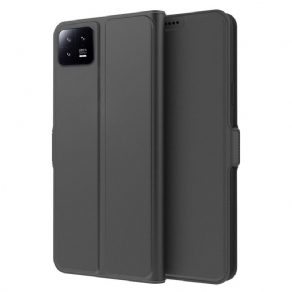 Flip Cover Xiaomi 13 Slank Lædereffekt