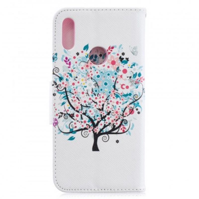 Flip Cover Huawei Y6 2019 / Honor 8A Blomstret Træ