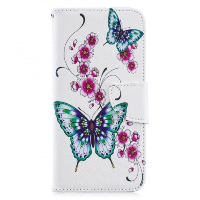 Flip Cover Huawei Y6 2019 / Honor 8A Vidunderlige Sommerfugle