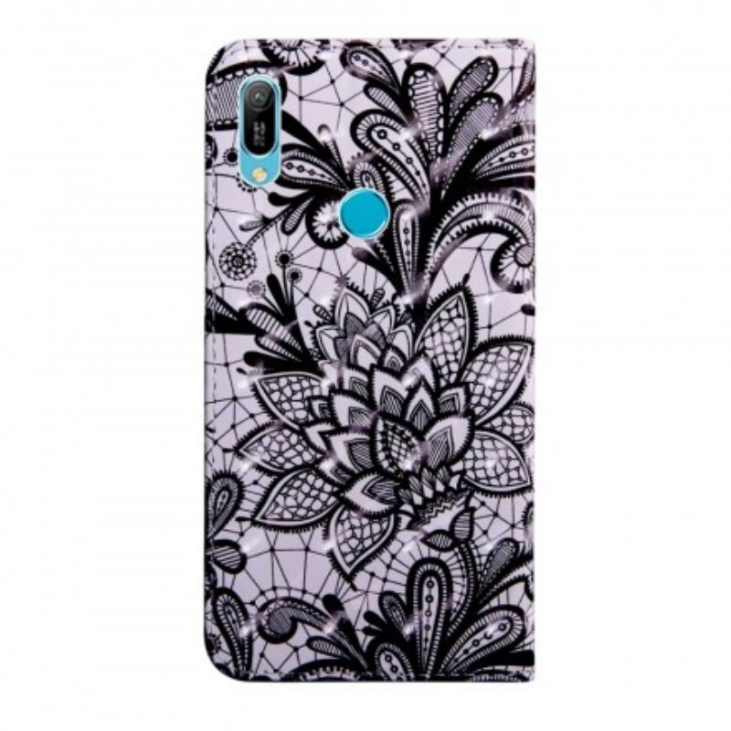 Læder Cover Huawei Y6 2019 / Honor 8A Helt Blonder