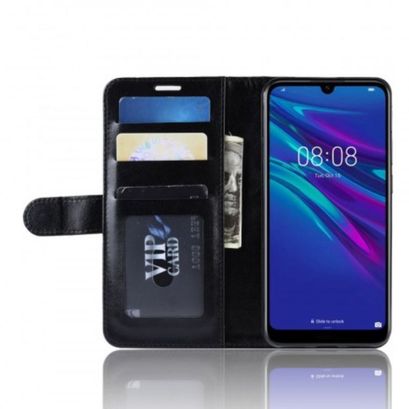 Læder Cover Huawei Y6 2019 / Honor 8A Ultra Imiteret Læder