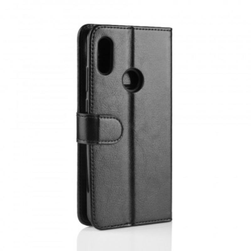 Læder Cover Huawei Y6 2019 / Honor 8A Ultra Imiteret Læder
