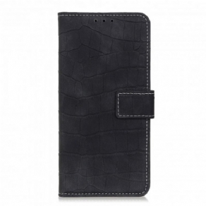Flip Cover OnePlus Nord CE 5G Vintage Krokodillehudstil